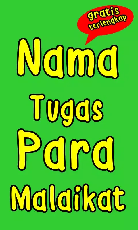 Nama & Tugas Para Malaikat应用截图