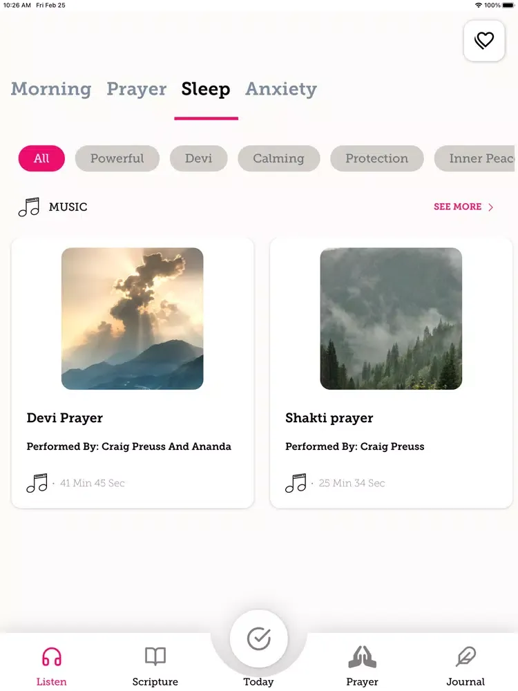 Zrzuty ekranu namah iPad 