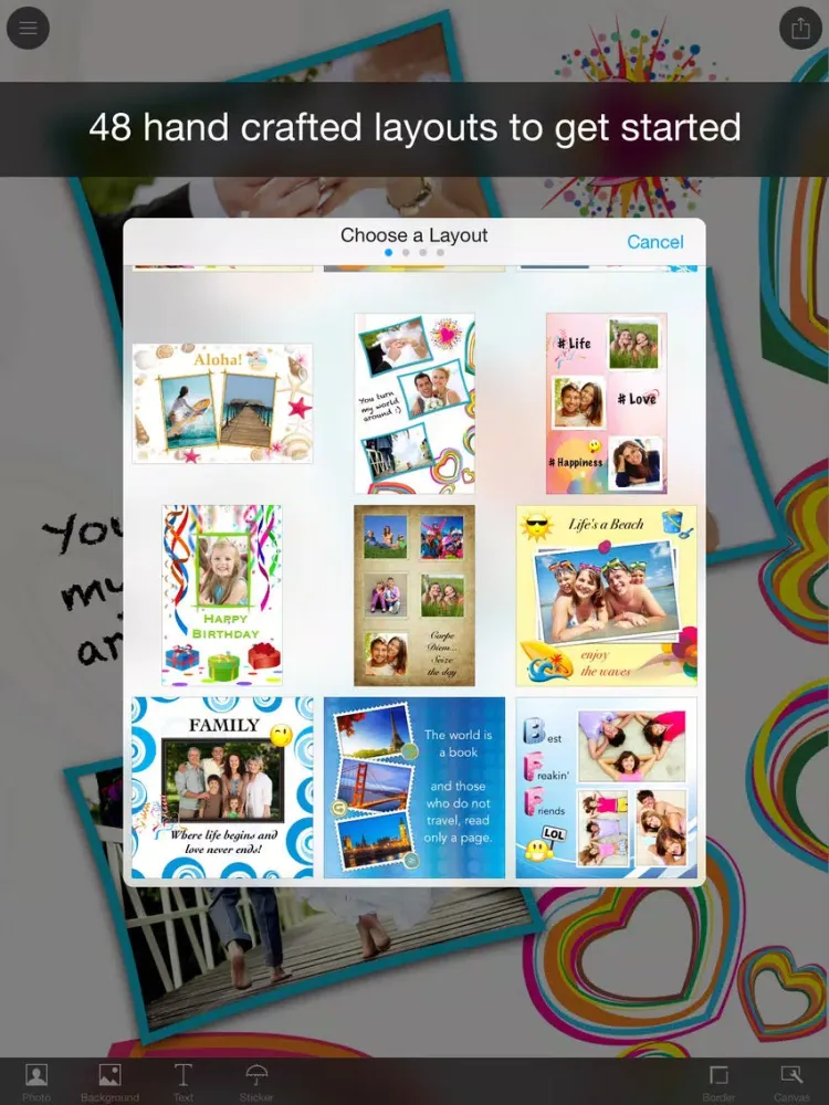 Скриншоты Photo Wall HD - Collage App for iPad iPad 