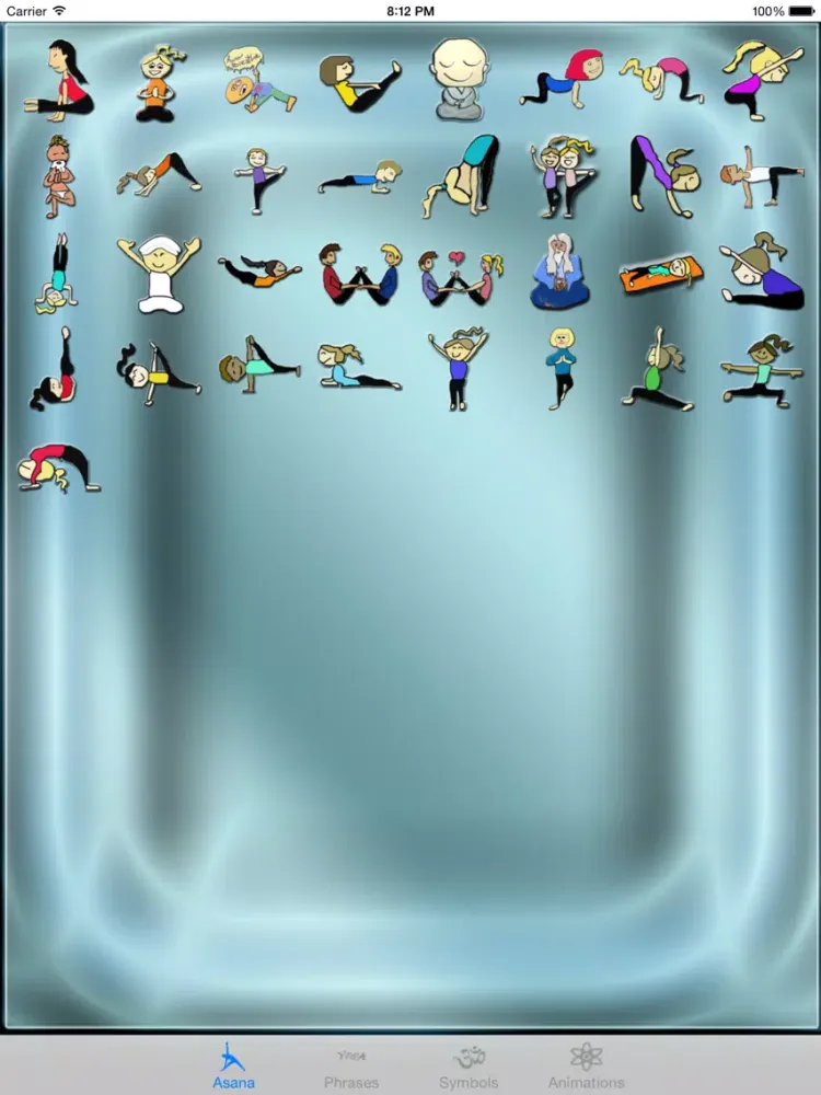 Capturas de pantalla de Yoga Moji iPad 