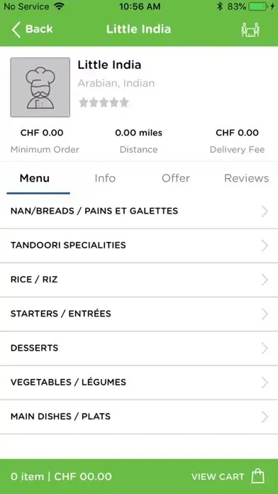 Namaste Restaurant Bern應用截圖