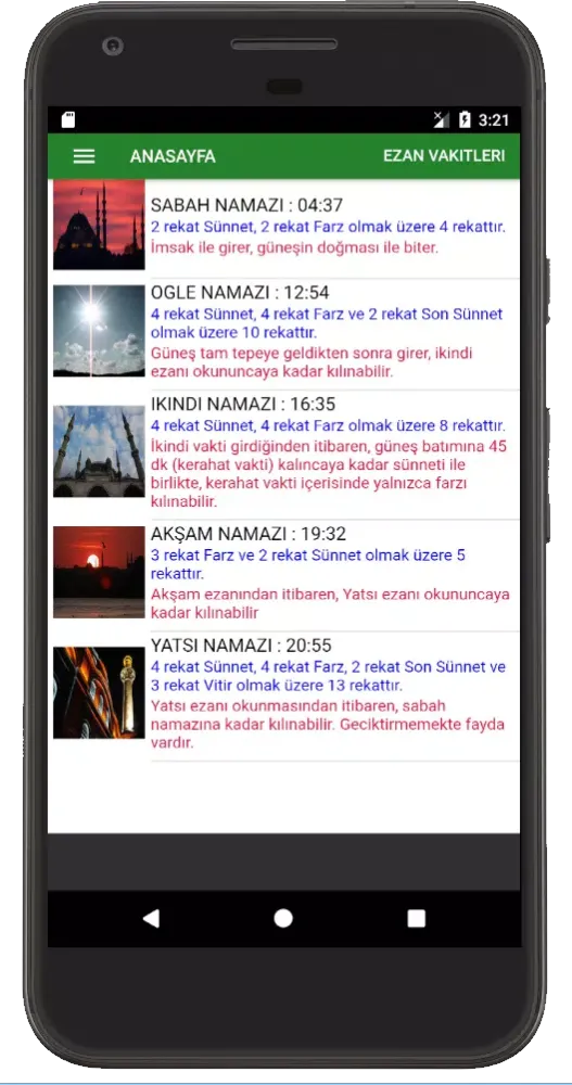 Ảnh chụp màn hình của Namaz Öğreniyorum