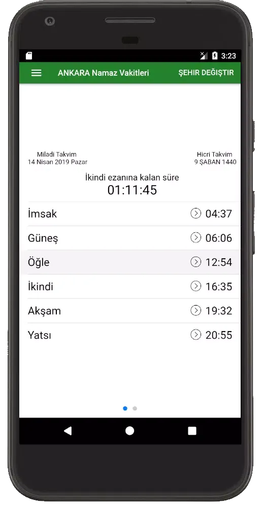 Ảnh chụp màn hình của Namaz Öğreniyorum