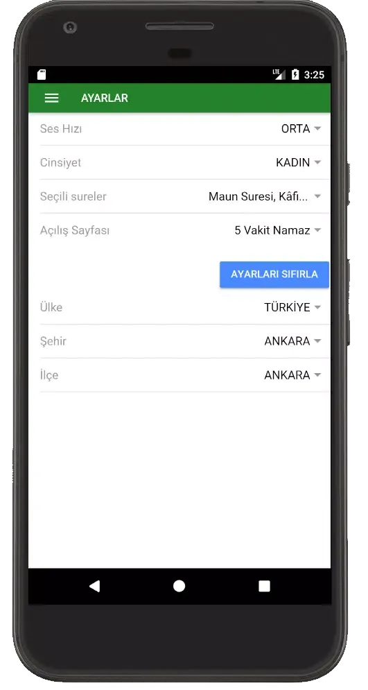 Ảnh chụp màn hình của Namaz Öğreniyorum