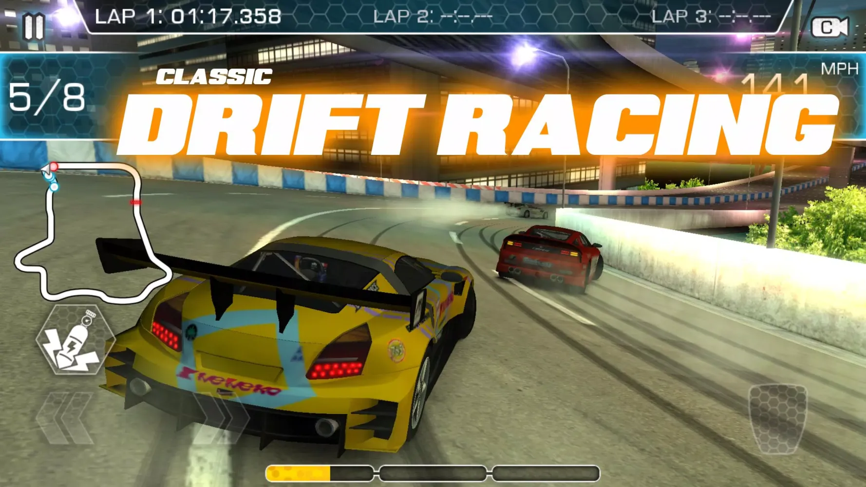Capturas de tela do Ridge Racer Slipstream