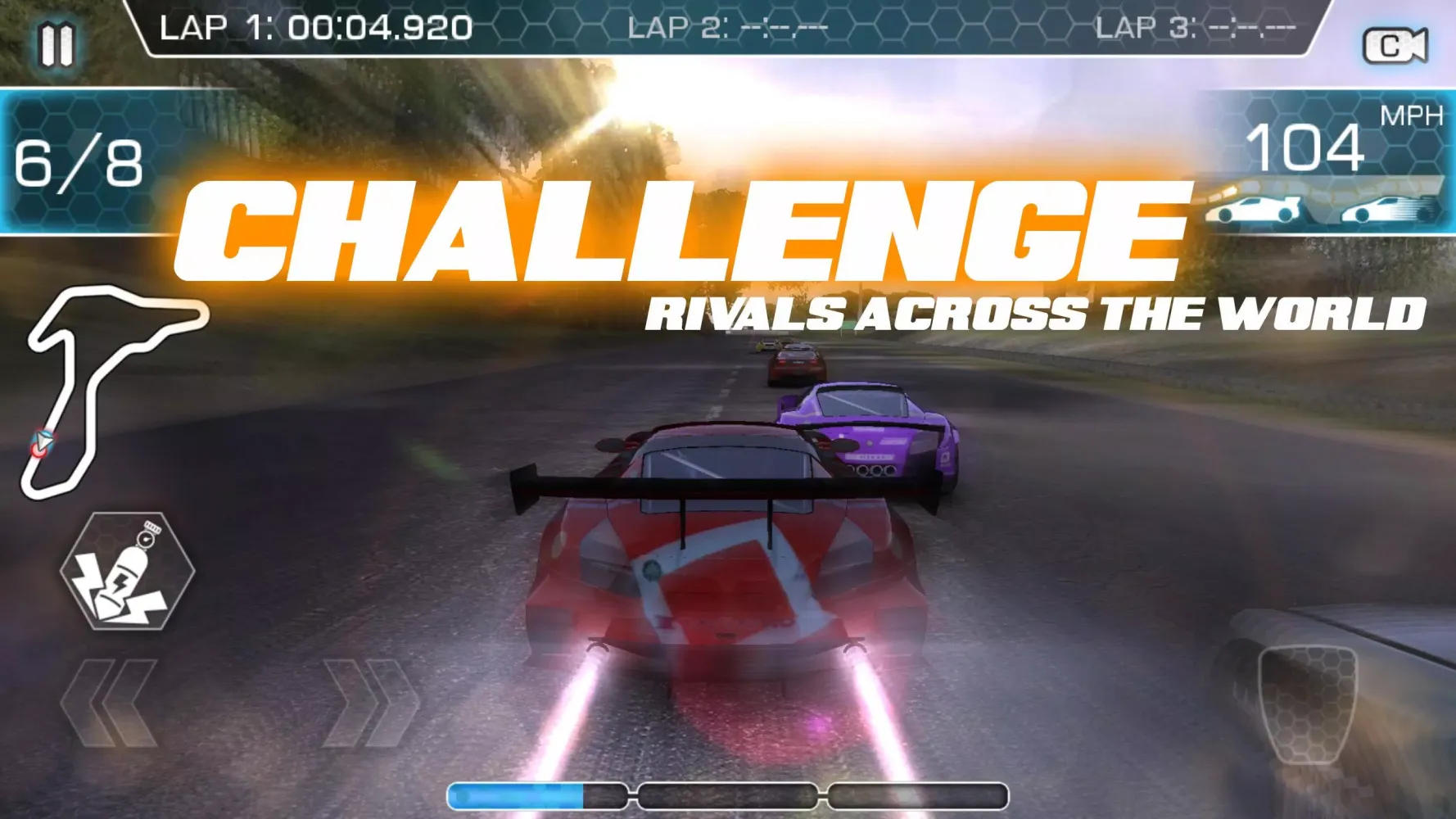 Capturas de tela do Ridge Racer Slipstream
