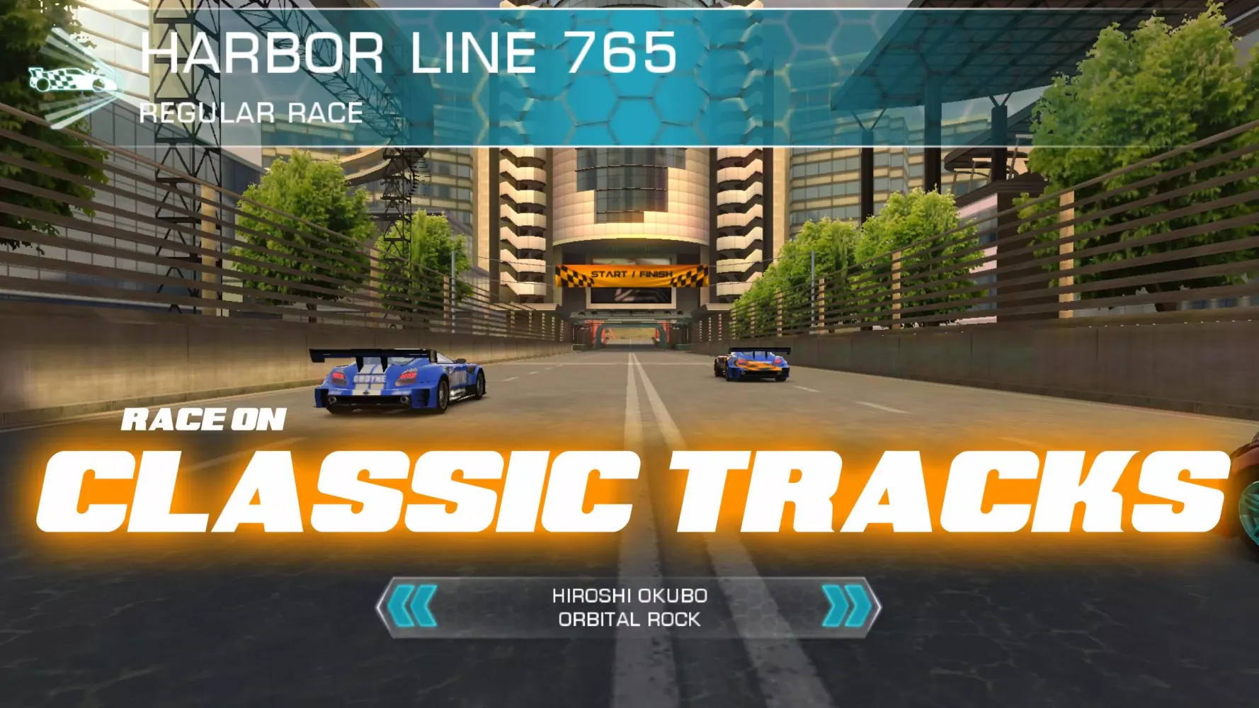 Capturas de tela do Ridge Racer Slipstream