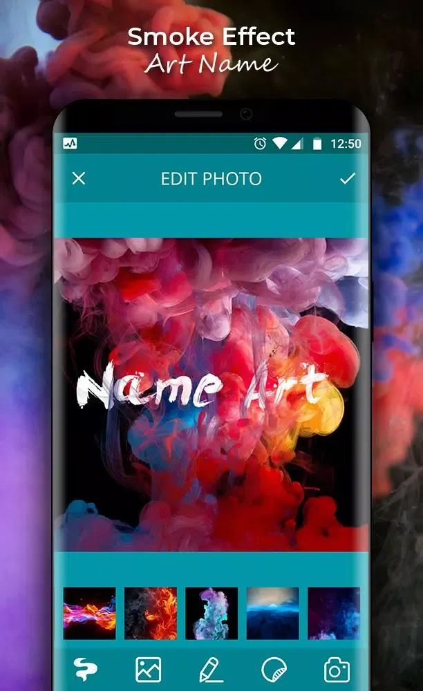 Smoke Name Art Ekran Görüntüleri
