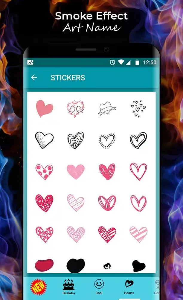 Smoke Name Art Ekran Görüntüleri