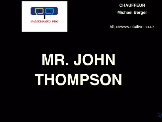 Captures d'écran de Name Board Pro iPad 