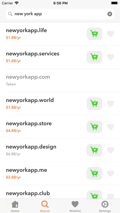 Namecheap スクリーンショット