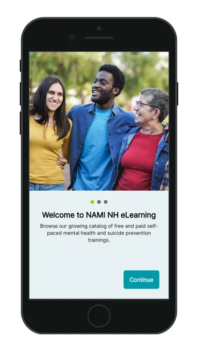Screenshot di NAMI NH eLearning