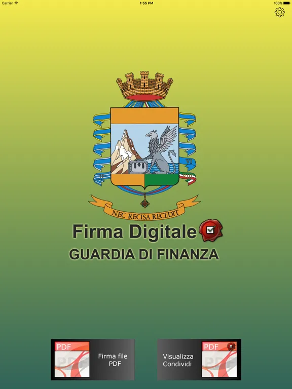 Firma Digitale Guardia di Finanza iPad  スクリーンショット