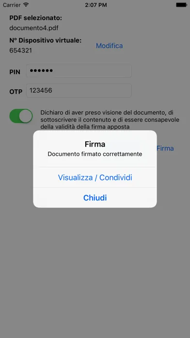 Firma Digitale Guardia di Finanza スクリーンショット