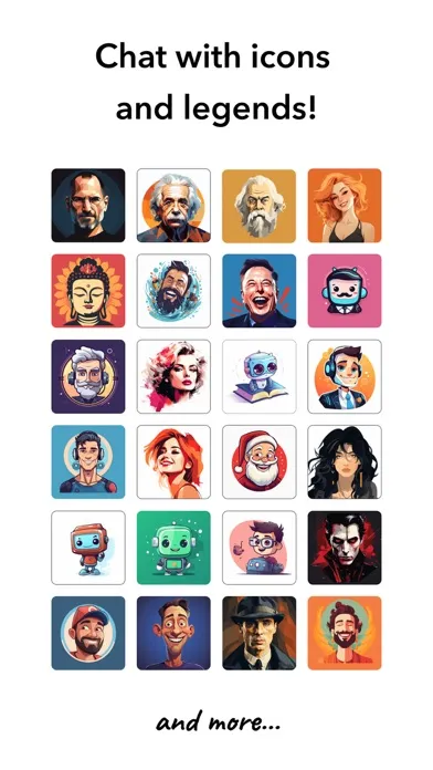 Zrzuty ekranu AI Personas & Characters