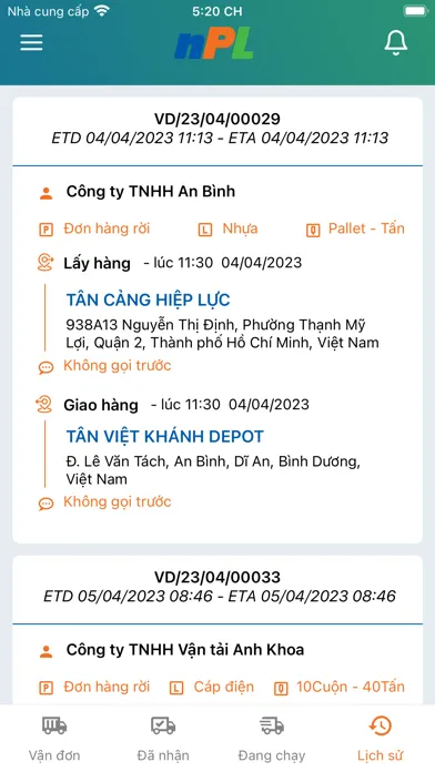 nPL Tài Xế Ekran Görüntüleri