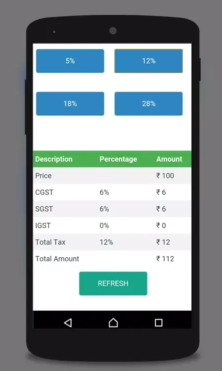 GST India Tax Information One Nation One Tax应用截图
