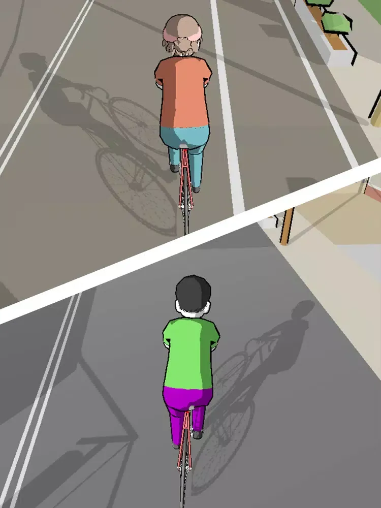 Tangkapan layar Biker Alleycat Lofi Game iPad 