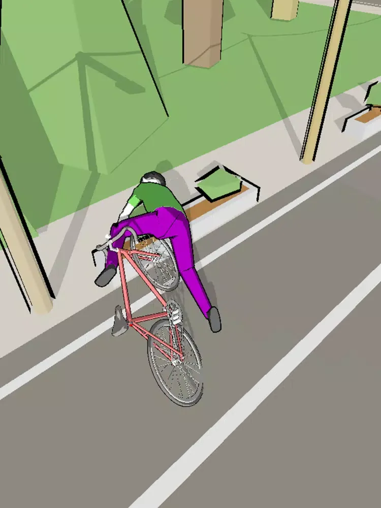 Tangkapan layar Biker Alleycat Lofi Game iPad 