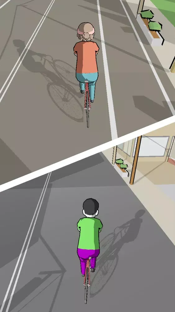Tangkapan layar Biker Alleycat Lofi Game