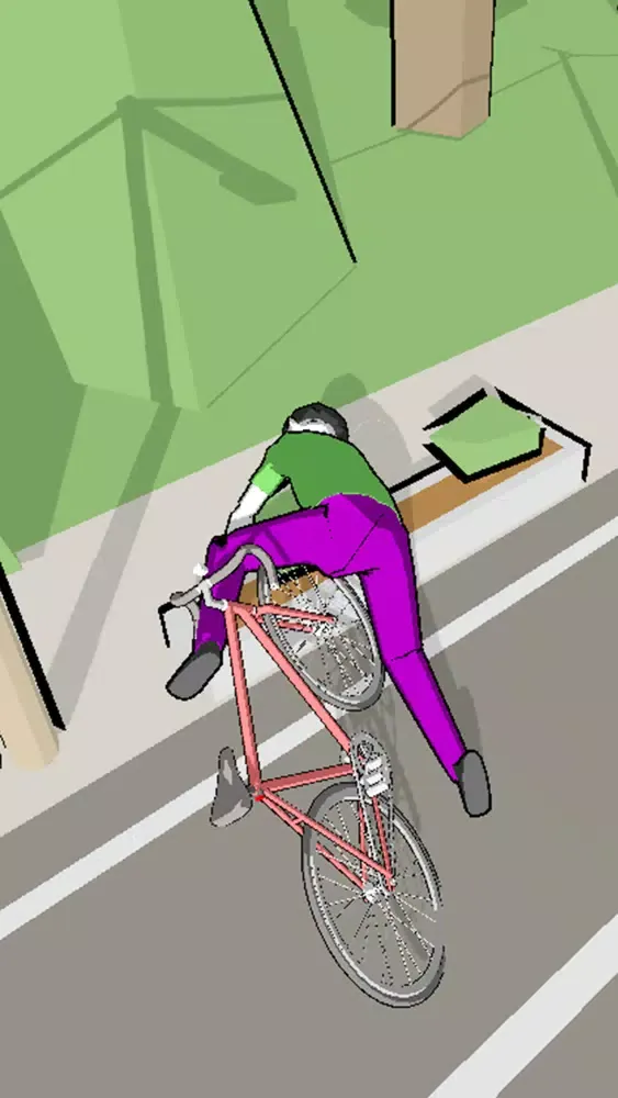 Tangkapan layar Biker Alleycat Lofi Game