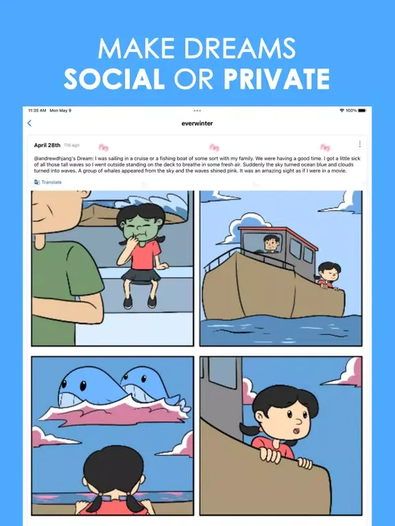 Dreamkle: My Social Journal iPad  Ekran Görüntüleri