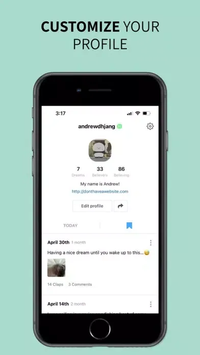 Dreamkle: My Social Journal Ekran Görüntüleri