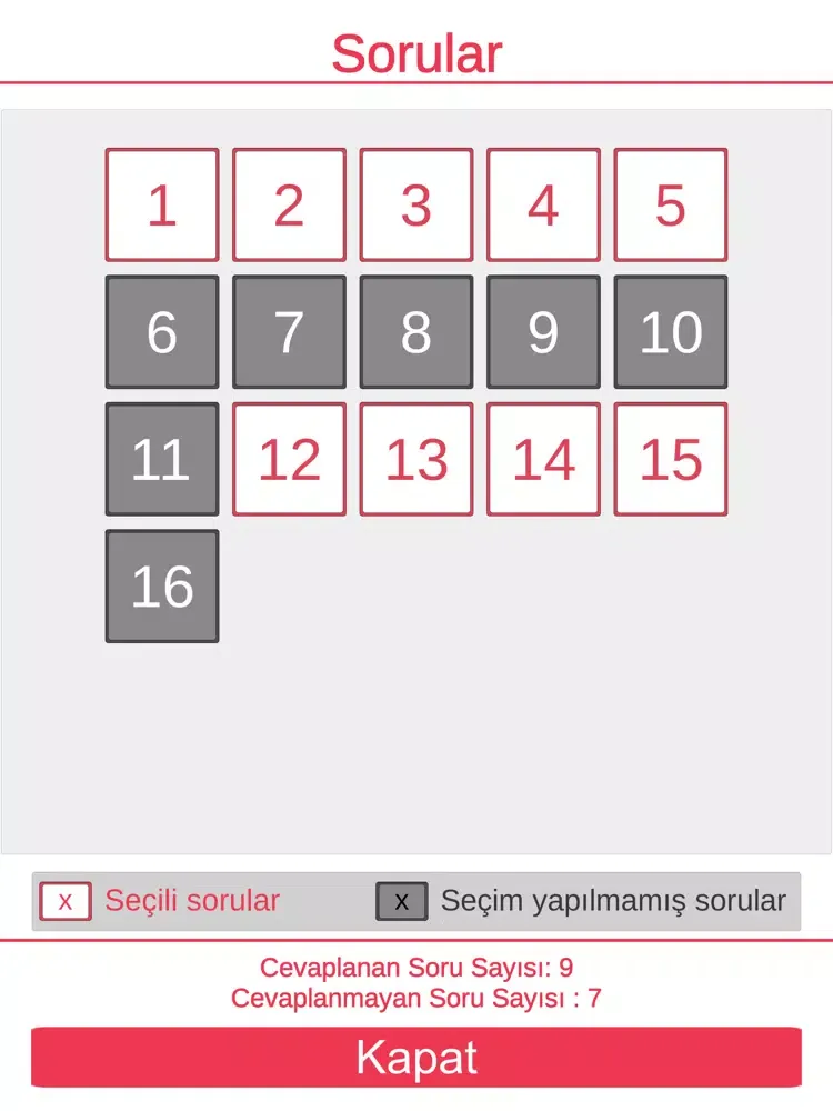 Victor Canlı Deneme AYT - TYT iPad  سکرین شاٹس
