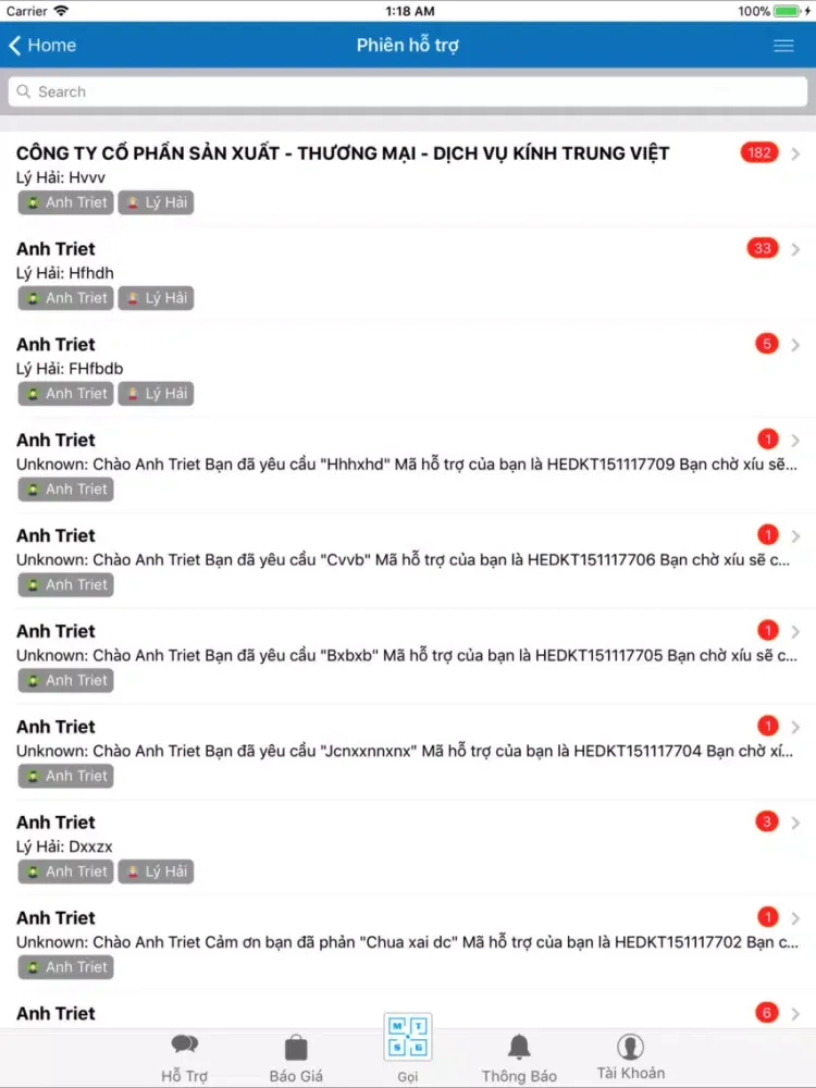 Скриншоты Local IT iPad 
