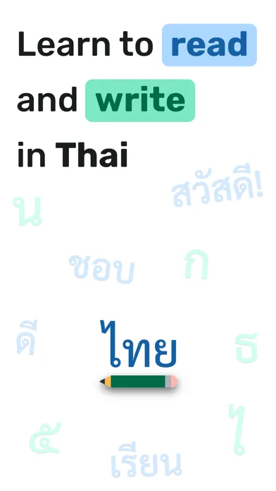 ภาพหน้าจอของ Learn Thai Alphabet & Words