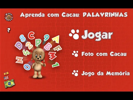 ภาพหน้าจอของ Aprenda com Cacau: Palavrinhas iPad 