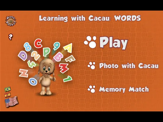 ภาพหน้าจอของ Aprenda com Cacau: Palavrinhas iPad 