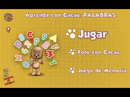 ภาพหน้าจอของ Aprenda com Cacau: Palavrinhas iPad 