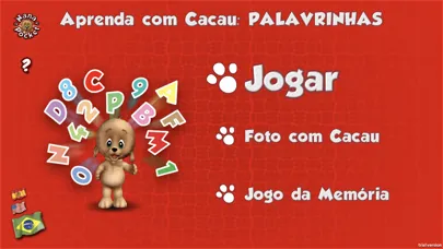 ภาพหน้าจอของ Aprenda com Cacau: Palavrinhas