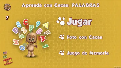ภาพหน้าจอของ Aprenda com Cacau: Palavrinhas