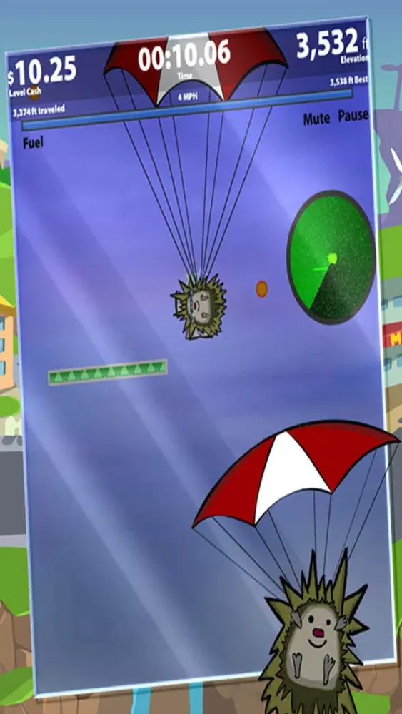 Capturas de tela do Hedgehog Learn To Fly