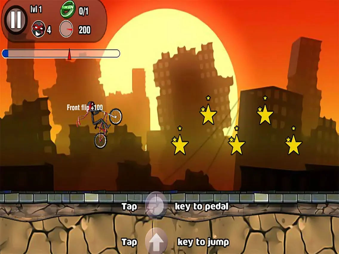 Скриншоты Stunt Stick BMX Race iPad 