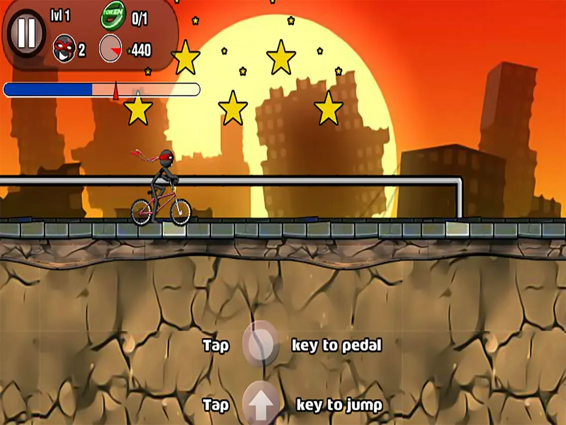 Скриншоты Stunt Stick BMX Race iPad 