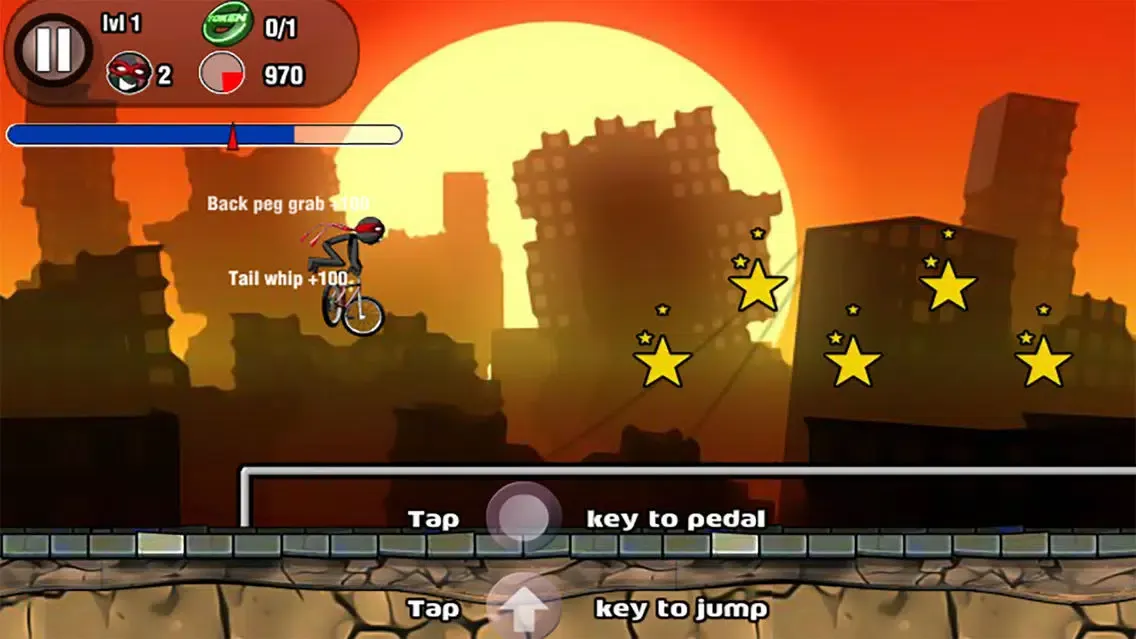 Скриншоты Stunt Stick BMX Race
