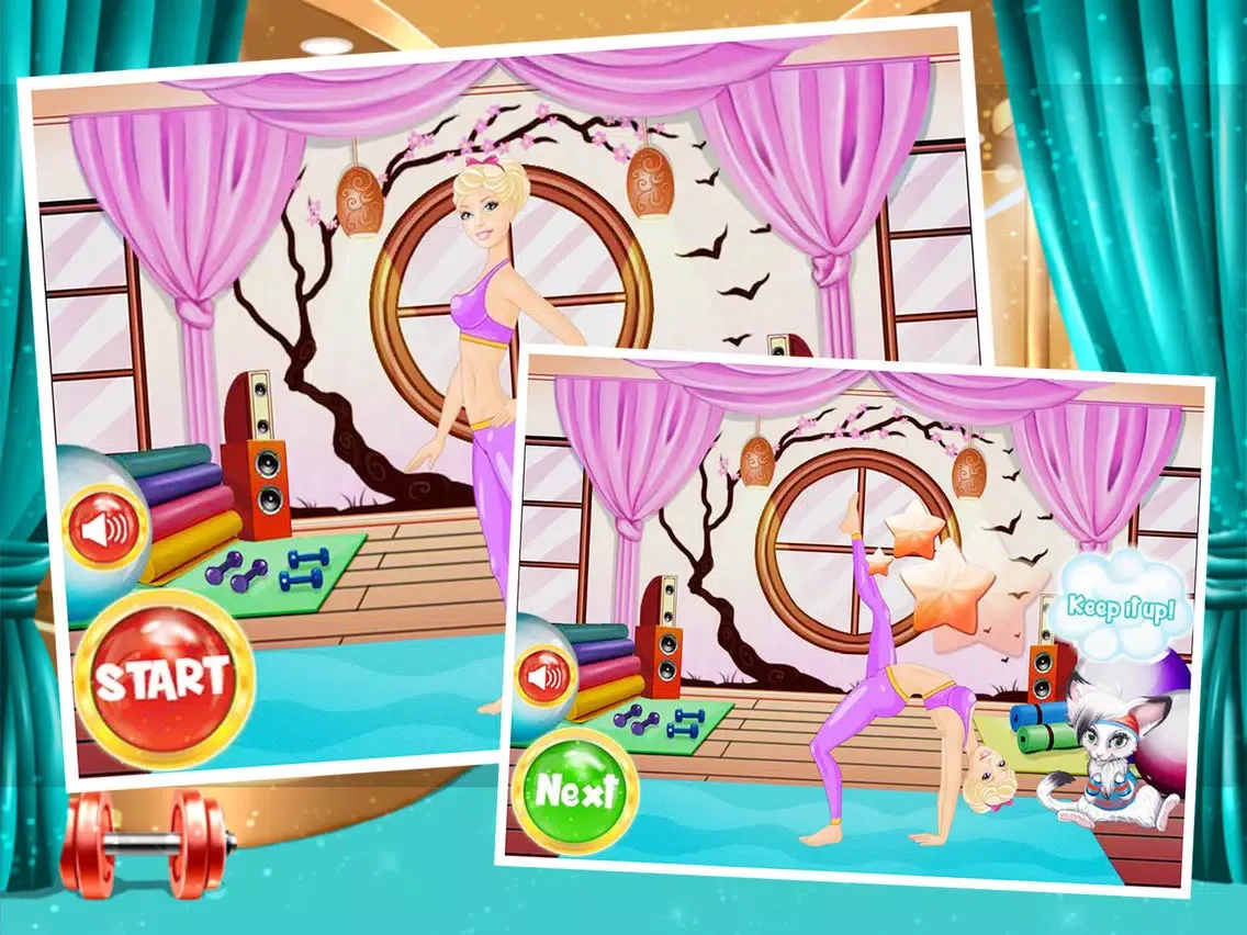 Yoga Trainer - Girl Fitness Daily iPad  Screenshots