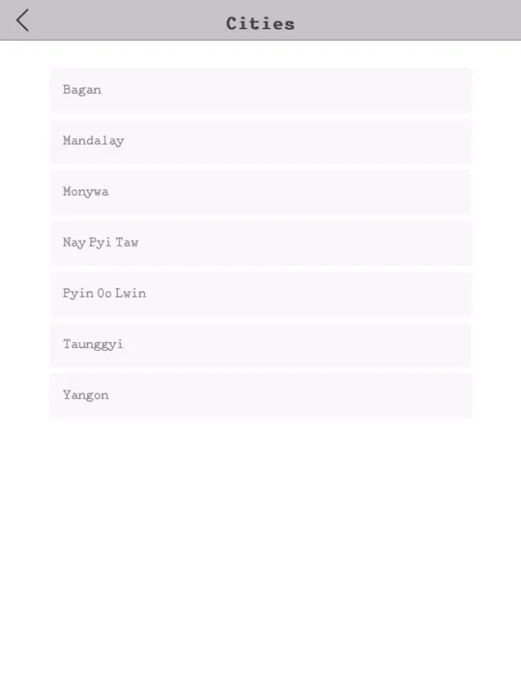 Taxi Myanmar iPad  スクリーンショット