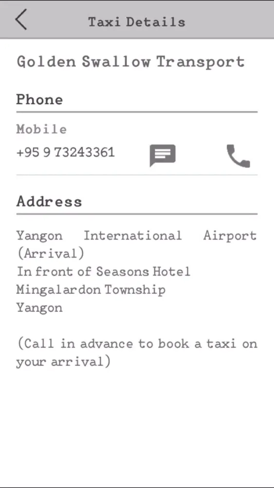Taxi Myanmar スクリーンショット