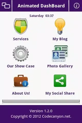 Animated Dashboard API Screenshots