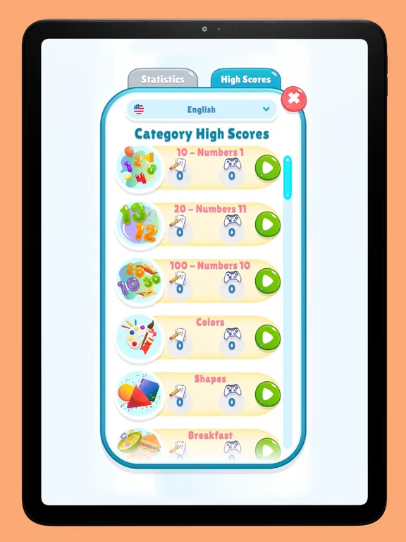 Zrzuty ekranu Nane Kids: Learn Languages iPad 