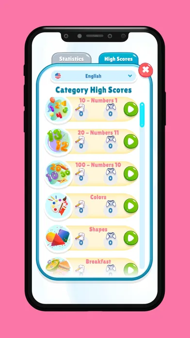 Zrzuty ekranu Nane Kids: Learn Languages