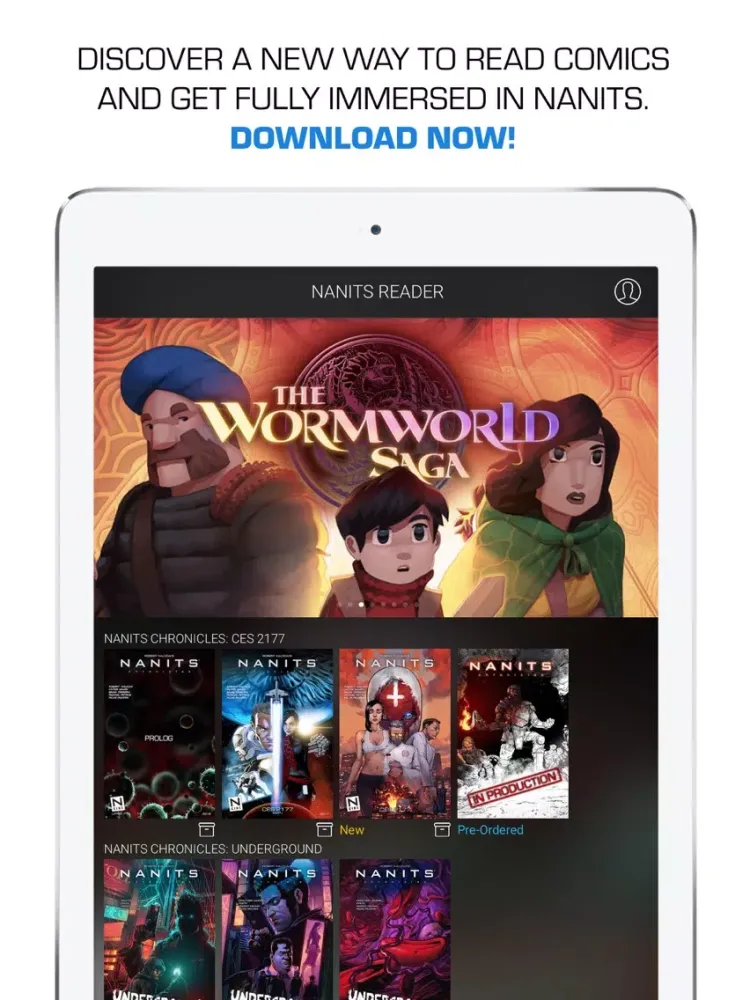 Ảnh chụp màn hình của Nanits: Best Comic Book Reader iPad 