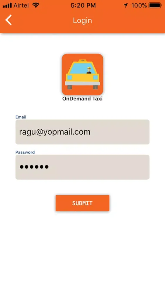 On Demand Taxi Partner应用截图
