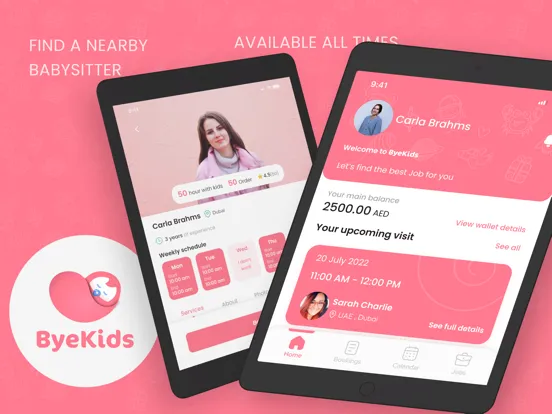 Captures d'écran de ByeKids - babysitter iPad 