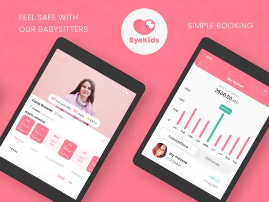 Captures d'écran de ByeKids - babysitter iPad 