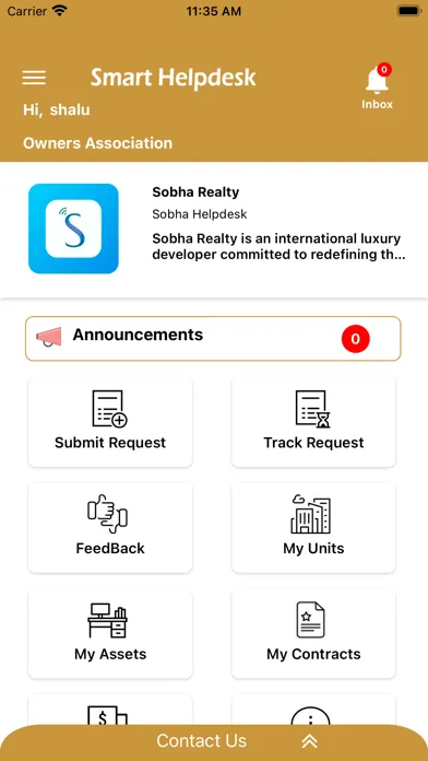 Sobha Helpdesk سکرین شاٹس